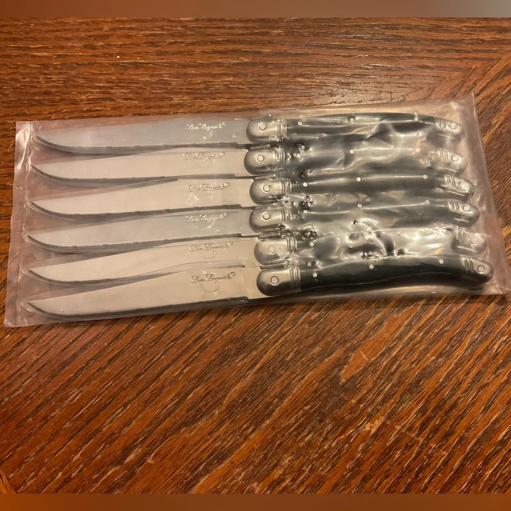 Lou Laguiole Cutlery Quality French Six Steak Knife Set Made Since 1829!